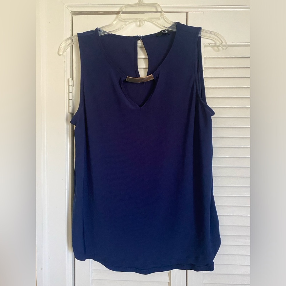 Navy Blue Blouse